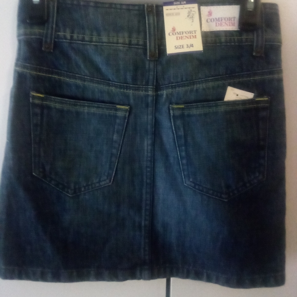 Jean skirt size 3/4 juniors - Picture 2 of 5